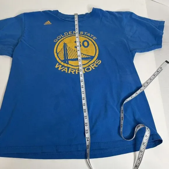 Golden State Warriors Stephen Curry T-Shirt, #30, Blue, Adidas XL - Picture 7 of 7